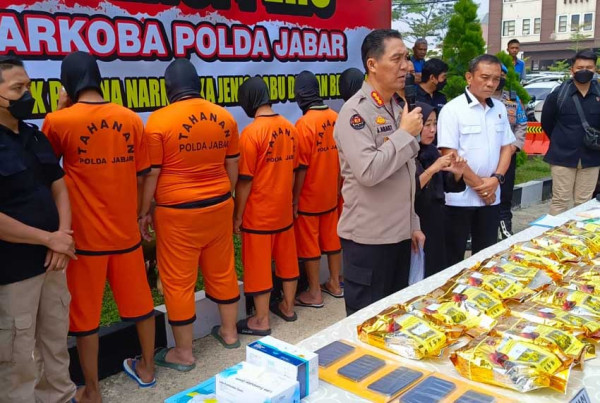 Polisi Bongkar Sindikat Narkoba Aceh-Jabar, Tangkap 5 Tersangka dan Sita 24,1 Kg Sabu
