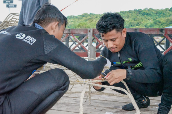 Jaga Ekosistem Laut dan Kembangkan Potensi Wisata Daerah, BRI Menanam Grow & Green
