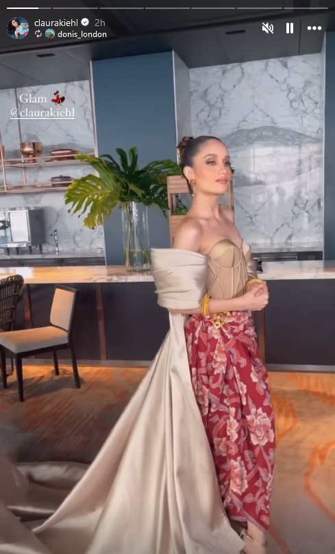 Cantik! Cinta Laura Kenakan Dress Batik Bernuansa Avant Garde di Vision+ Content Showcase Parade