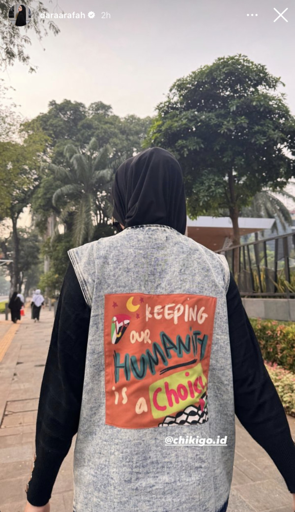 4 Artis Indonesia Ikut Aksi All Eyes on Rafah di Depan Kedubes AS, Tegas Bela Palestina