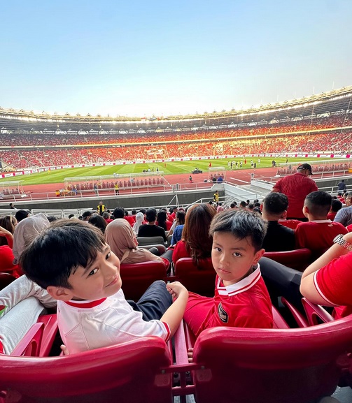 Deretan Artis yang Nonton Langsung Timnas Indonesia vs Irak di GBK, Ada Lesti Kejora dan Rizky Billar