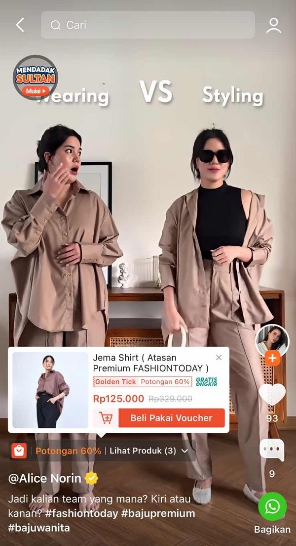 Alice Norin dan Nella’s Style Sukses Manfaatkan Shopee Live untuk Perkuat Potensi Bisnis dan Raih Keuntungan Maksimal