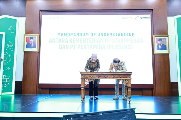 Bappenas dan Pertamina Jalin Kerja Sama Kebijakan Energi Keberlanjutan
