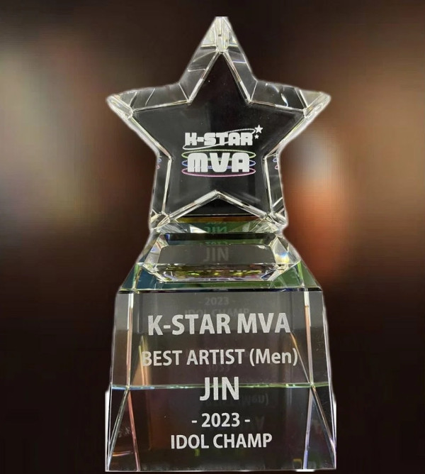 Nominasi dan Penghargaan Koleksi Jin BTS, Idol yang Baru Selesai Wamil