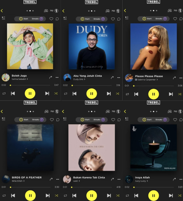 Kumpulan Lagu Viral Minggu Ini, dari Salma Salsabil hingga Juicy Luicy Bisa Kamu Nikmatin Gratis di TREBEL Music!