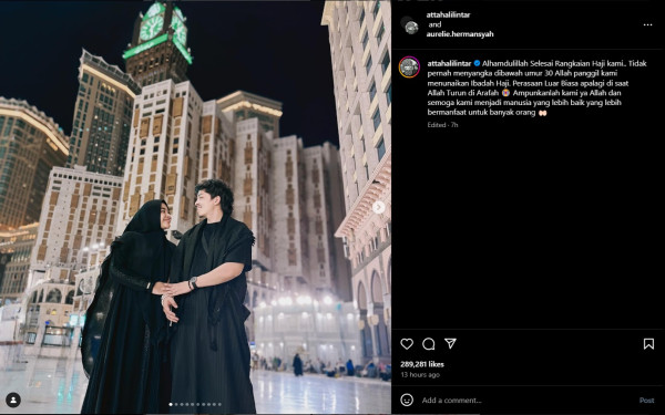 Atta Halilintar Tak Menyangka Jadi Haji di Usia Muda, Berharap Bermanfaat bagi Banyak Orang