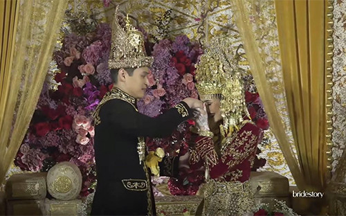 7 Foto Pernikahan Beby Tsabina dan Rizki Natakusumah