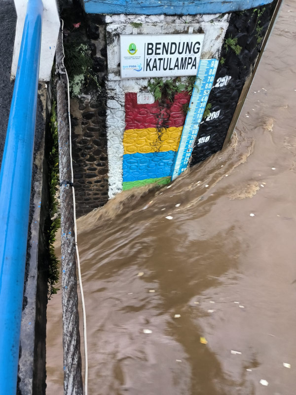 Status Bendung Katulampa Bogor Meningkat Jadi Siaga Tiga