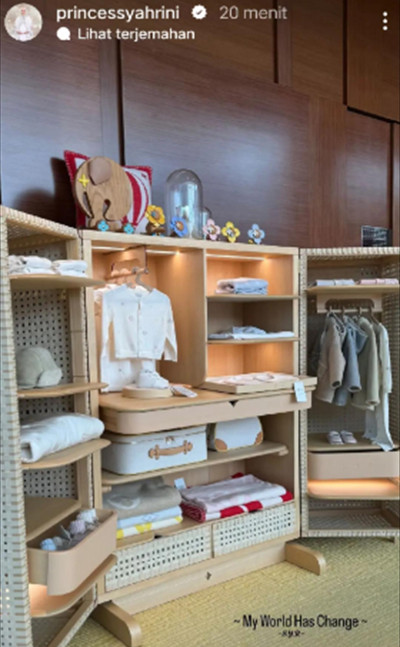 Kamar Calon Anak Pertama Syahrini Terungkap, Mewah Penuh Barang Branded