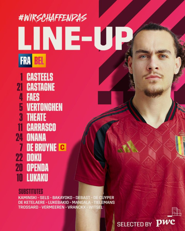 Susunan Pemain Prancis vs Belgia di Babak 16 Besar Euro 2024: Kylian Mbappe Starter!