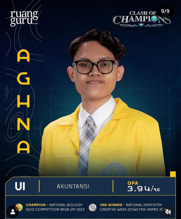 Profil Top 20 Peserta Clash of Champions dan Akun Instagram-nya, Mahasiswa Terbaik Indonesia