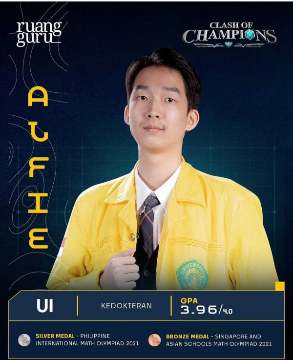 Profil Top 20 Peserta Clash of Champions dan Akun Instagram-nya, Mahasiswa Terbaik Indonesia