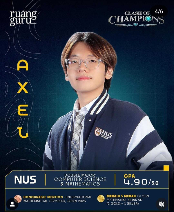 Profil Top 20 Peserta Clash of Champions dan Akun Instagram-nya, Mahasiswa Terbaik Indonesia