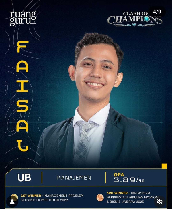 Profil Top 20 Peserta Clash of Champions dan Akun Instagram-nya, Mahasiswa Terbaik Indonesia