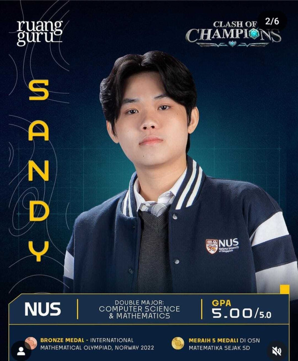 Profil Top 20 Peserta Clash of Champions dan Akun Instagram-nya, Mahasiswa Terbaik Indonesia