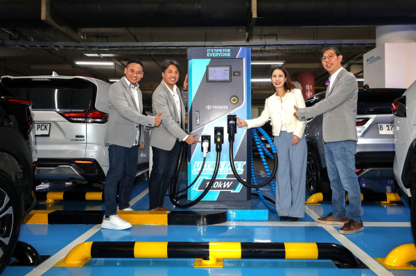 Toyota Tambah Stasiun Pengisian Daya Listrik di Gandaria City, Ingin Manjakan Pengguna Mobil Listrik