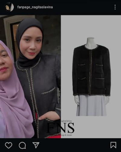 Nagita Slavina Pakai Jaket Rp110 Juta, Netizen Auto Istighfar