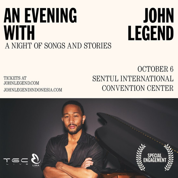 John Legend Gelar Konser di Indonesia 6 Oktober 2024, Harga Tiketnya Mulai dari Rp900 Ribu