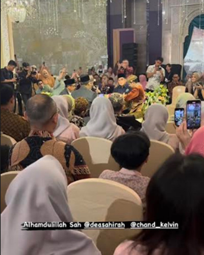 Menikah di Tanggal Cantik, Chand Kelvin dan Dea Sahirah Resmi Suami Istri