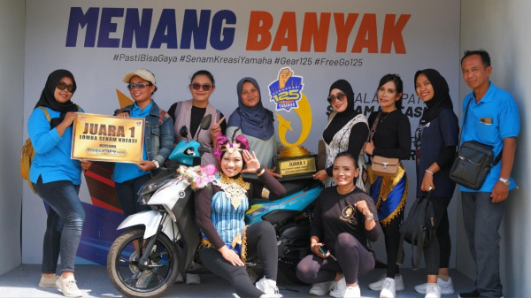 Dorong Gaya Hidup Sehat, Yamaha Gelar Kompetisi Senam dengan Ratusan Peserta
