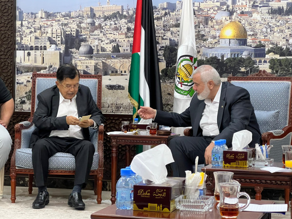 Jusuf Kalla Bertemu Bos Hamas di Doha, Ini Isi Percakapannya
