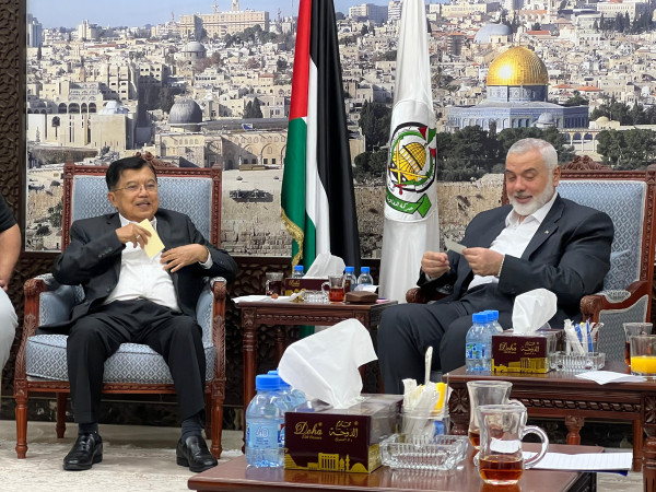 Jusuf Kalla Bertemu Bos Hamas di Doha, Ini Isi Percakapannya