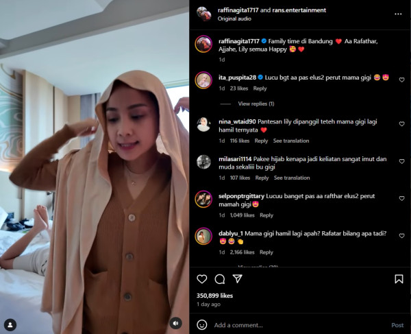 Rafathar Blak-blakan Sebut Nagita Slavina Hamil: Halo Bayi
