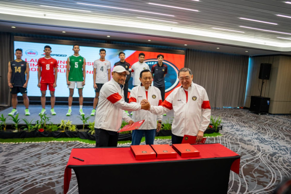 Dukung Penuh Timnas Voli Indonesia, PBVSI dan Speed Jersey Jalin Kerja Sama