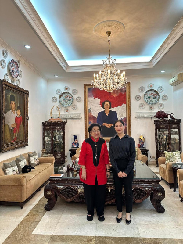 HT dan Angela Tanoesoedibjo Undang Megawati Hadiri Mukernas Partai Perindo
