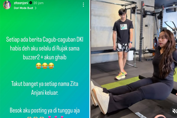 Bolos Rapat Paripurna tapi Ngegym Viral di Medsos, Zita Anjani Curhat Dirujak Buzzer