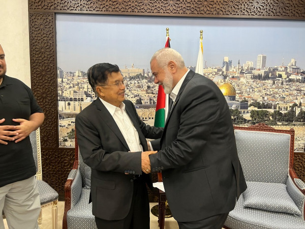 Mengenang Pertemuan Ismail Haniyeh dengan Mantan Wapres JK