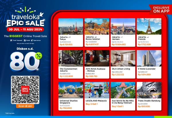 EPIC Sale 2024: Tips dan Trik Dapat Beragam Promo di Traveloka