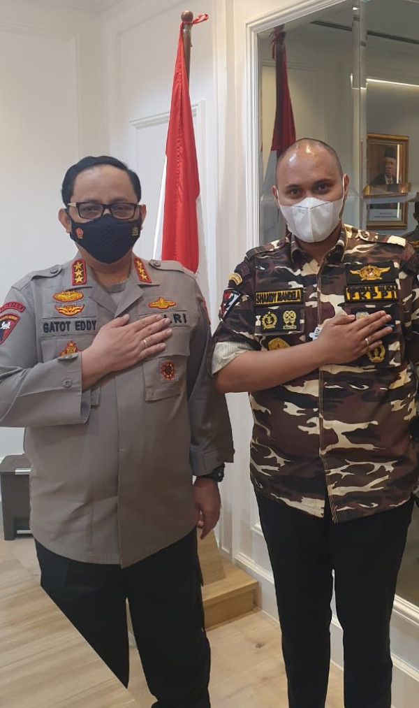 Aksi Damai dan Dukungan Solid untuk Kapolri dari Generasi Muda FKPPI