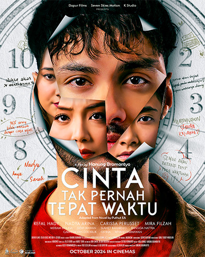 Dibintangi Refal Hady, Film Cinta Tak Pernah Tepat Waktu Rilis Poster Resmi