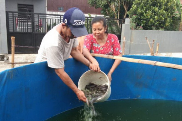 Budidaya Ikan Bioflok, Warga Depok Bentuk Ketahanan Pangan di Perkotaan