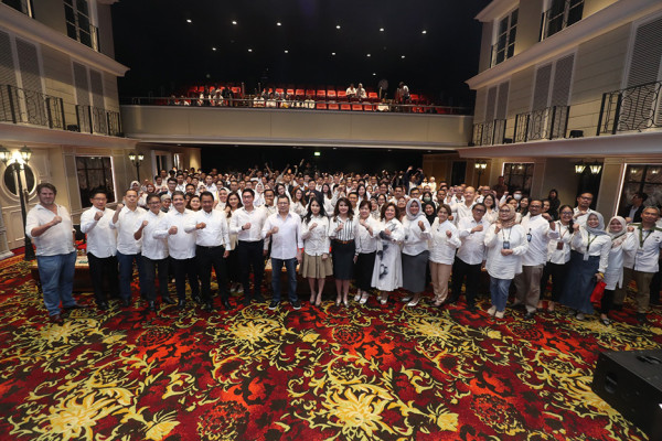 HT Ungkap 3 Prinsip Bisnisnya Saat Town Hall Meeting MNC Land