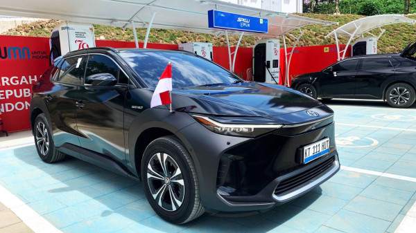 Ini Fakta 40 Unit Mobil Listrik Toyota bZ4X yang Mengaspal di IKN
