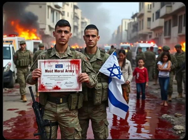 Foto 5 Warga Israel yang Menari di Depan Insiden 9/11 Ternyata Hasil Rekayasa AI