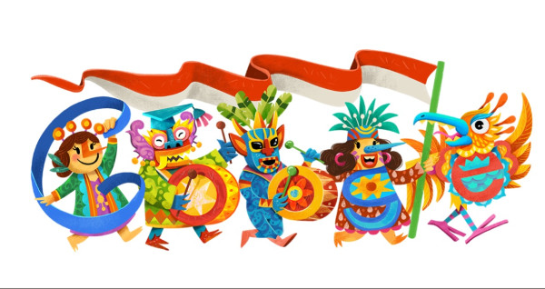 Makna Google Doodle Hari Kemerdekaan Indonesia 2024 Rancangan Seniman Bali Monez