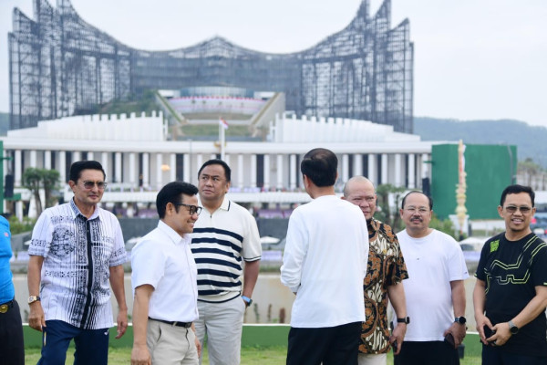 Jokowi Ajak Cak Imin, LaNyalla, hingga Hatta Rajasa Lihat Progres IKN Jelang Upacara HUT ke-79 RI