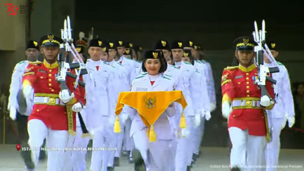 Cerita Livenia Evelyn Kurniawan, Paskibraka Pembawa Baki Bendera Pusaka HUT ke-79 RI di IKN