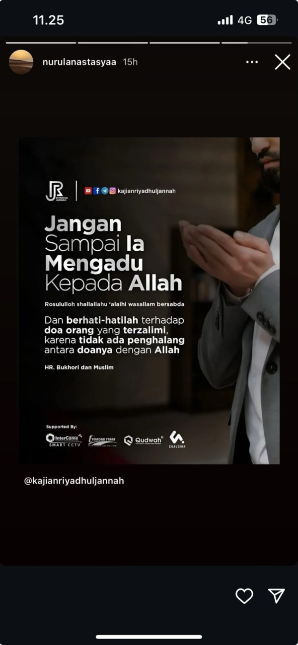 Azizah Salsha Terseret Isu Selingkuh, Ibunda Singgung Cobaan Pernikahan dan Doa Orang Terzalimi
