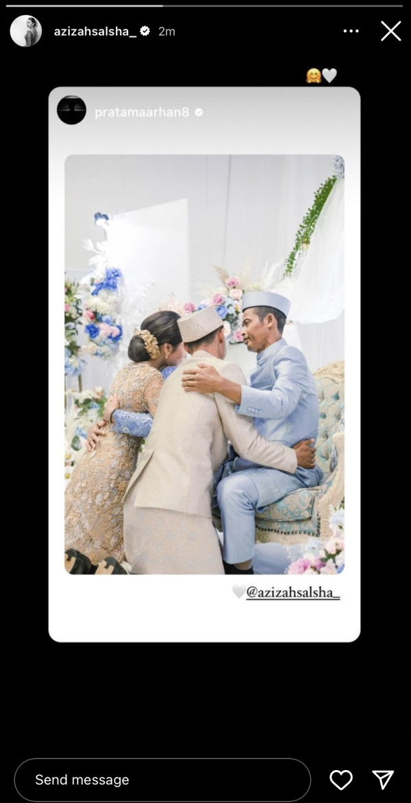 Azizah Salsha Muncul Bagikan Foto Pernikahan dengan Pratama Arhan