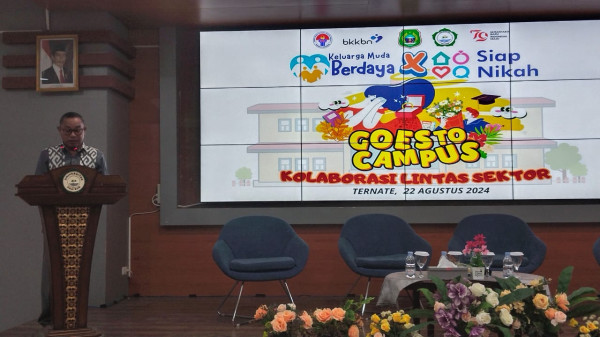 Kemenpora Lanjutkan Goes to Campus, Kali Ini Gandeng BKKBN di Unkhair Ternate