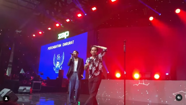 4 Musisi Tampilkan Visual Peringatan Darurat saat Konser, Berharap Indonesia Lebih Baik