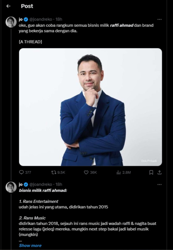 Bisnis Raffi Ahmad Dikuliti usai Demo Tolak RUU Pilkada, Ada yang Join dengan Kaesang Pangarep