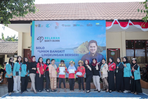 Pengabdian Relawan Bakti BUMN Batch VI di Surakarta Tebarkan Semangat Kemandirian