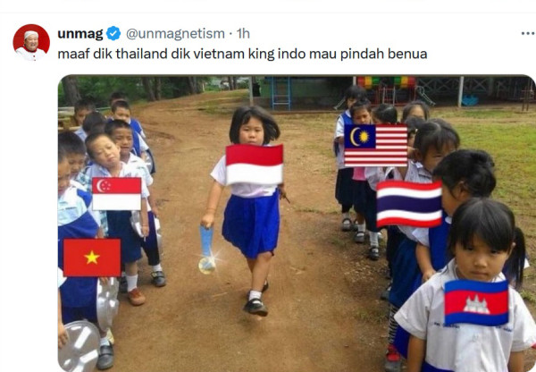 Meme Lucu usai Timnas Indonesia U-20 Gasak Argentina: Berat Punggung King Indo Gendong ASEAN, saatnya Pindah Benua!