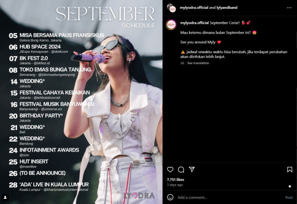 Lyodra Tampil di Misa Akbar Paus Fransiskus, Siap Nyanyikan Lagu Khusus