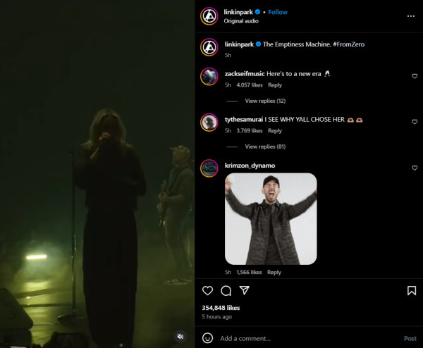 Linkin Park Tunjuk Emily Armstrong sebagai Vokalis Baru